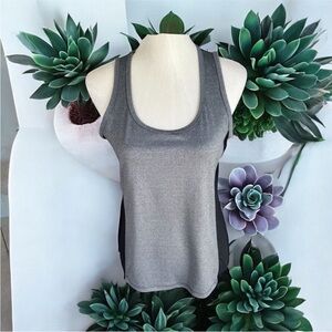 Central Park Activewear Grey and Black Workout Tank